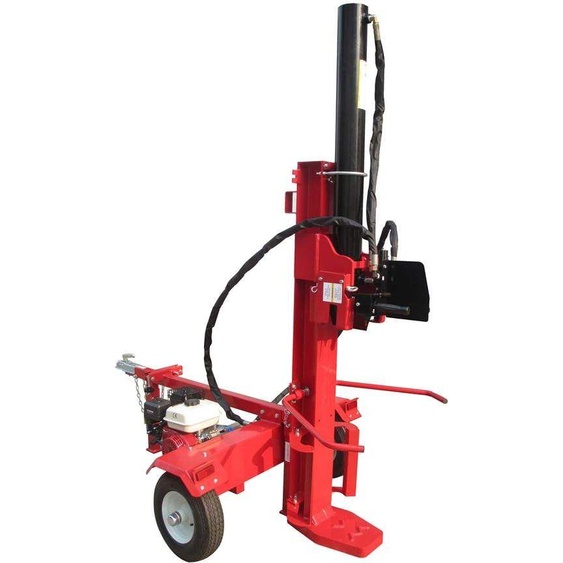 Varan Motors - NEPLS-03 Fendeuse thermique verticale 6.5cv tractable, Pression 26 Tonnes, Buche jusquà 105cm