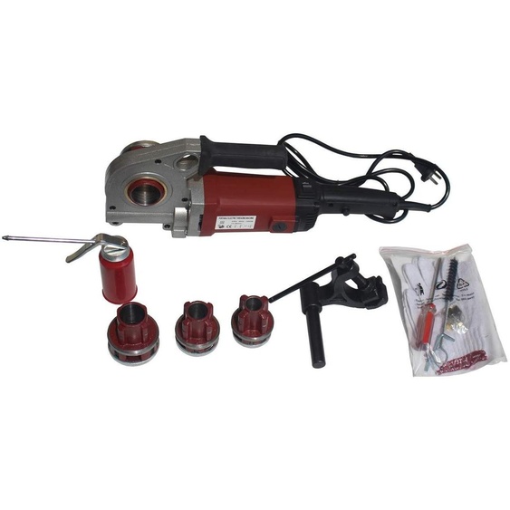 Varan Motors - NEPTR-01 Fileteuse, filiere électrique 1400W pour tuyaux de 1/2, 3/4, 1, 1-1/4
