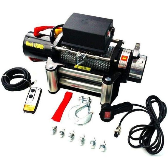 Varan Motors - SC12.0X Treuil électrique 12V 5443KG 4800W, Treuil à câble longueur 28m Ø9.1mm