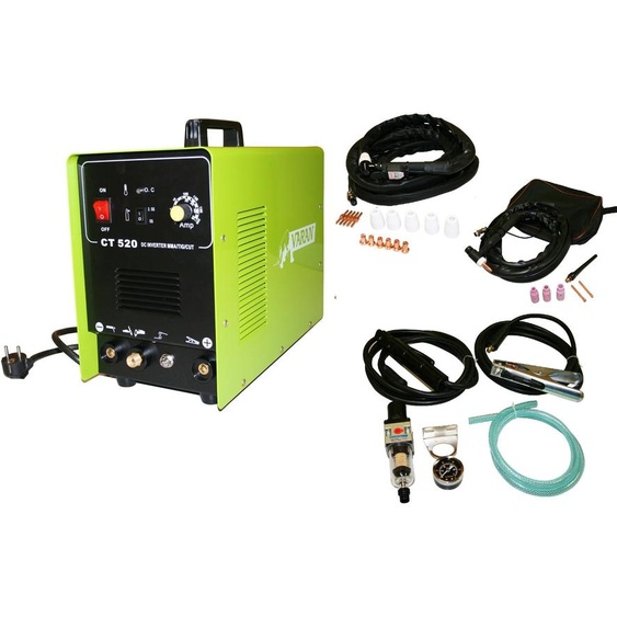 Varan Motors - var-ct520-3 Poste à souder et à découper 180A 3 en 1 TIG, ARCet Plasma Inverter+ accessoires