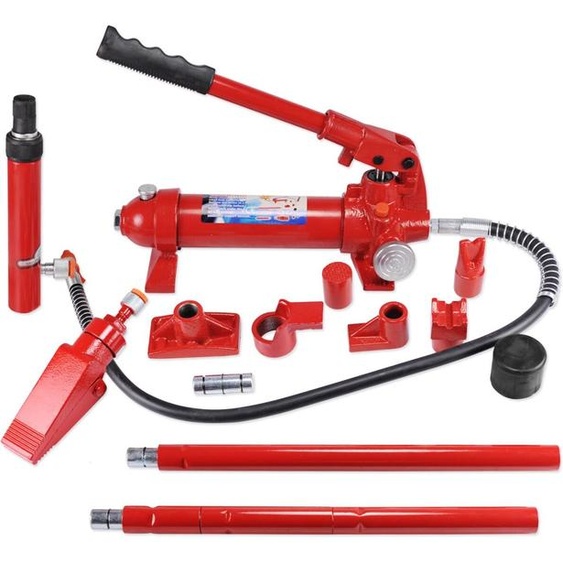 Varan Motors - XRD0701 Kit de redressement et débosselage carrosserie presse hydraulique 4T