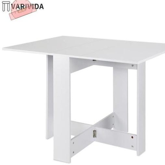 VARIVIDA Table a manger pliable (blanc)