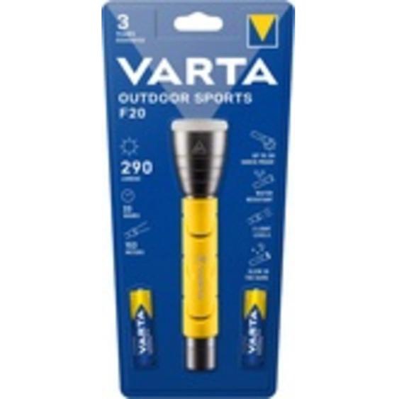 VARTA Lampe de poche LED Outdoor Sports F20, 2 AA