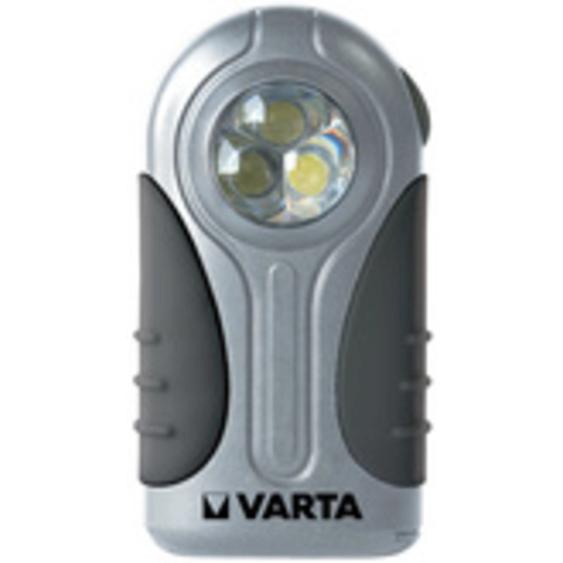 VARTA Lampe de poche LED Silver Light, avec 3 piles AAA