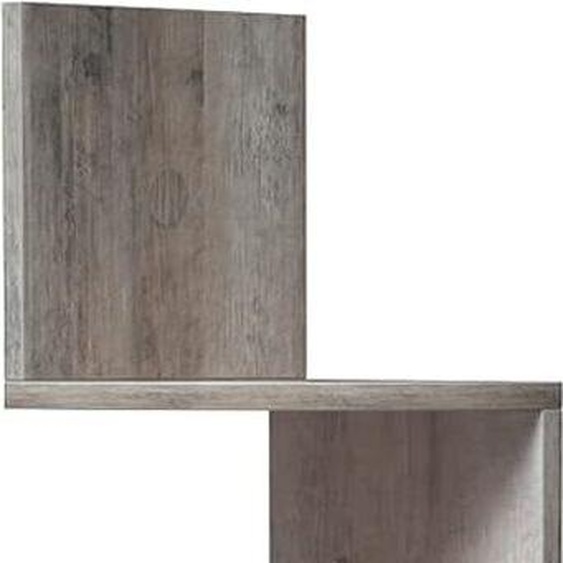 VASAGLE Etagère dangle, étagère murale à 5 compartiments, étagère flottante, pour cuisine, chambre à coucher, salon, bureau, bureau, gris