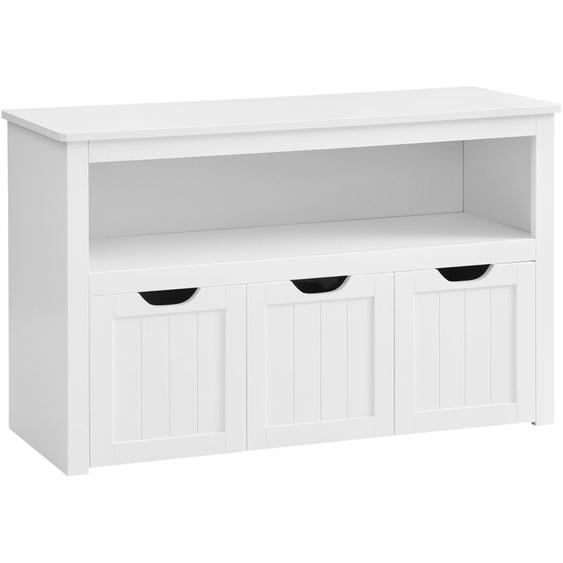 Vasagle - Meuble de Rangement pour Jouets, Étagère pour Enfants, Armoire, Commode, avec roulettes, pour Salon, Chambre, Salle de Jeu, 102 x 30 x 60