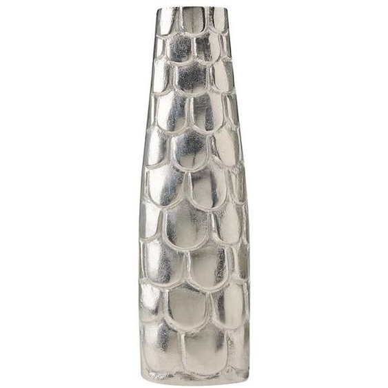 Vase à fleurs en métal 47 cm argenté SUKHOTAI