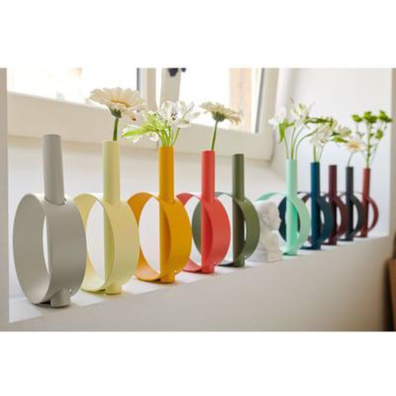 Vase à pied IOS - A6 citron givré