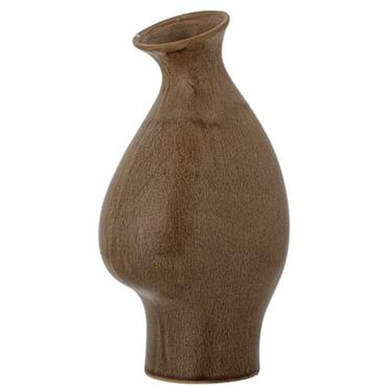Vase brun en grès Celin