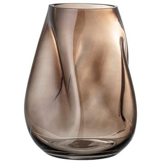 Vase brun en verre Ingolf