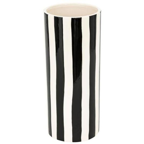 Vase céramique Edric noir & blanc H30cm - Atmosphera createur dinterieur