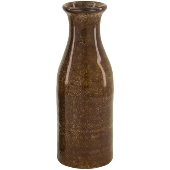 Vase céramique marron 7.5x20.8cm