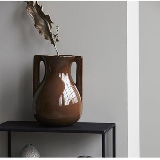 Vase céramique marron