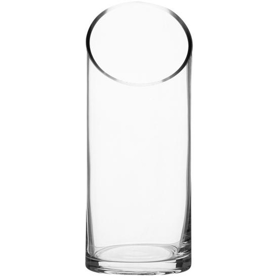 Vase cylindre transparent 10x25cm