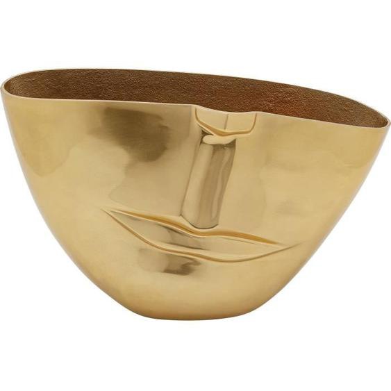 Vase décoratif - KARE - Nez et bouche doré - Aluminium revêtu de laiton - 46 cm - Style contemporain