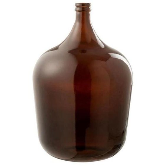 Vase Design - J-LINE - Cuiso - Verre - Marron Foncé - 56cm - Contemporain