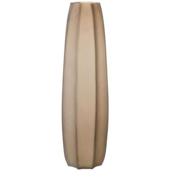 Vase Design - J-LINE - Modèle Hayden - Verre - Marron Clair - 62 cm - Contemporain