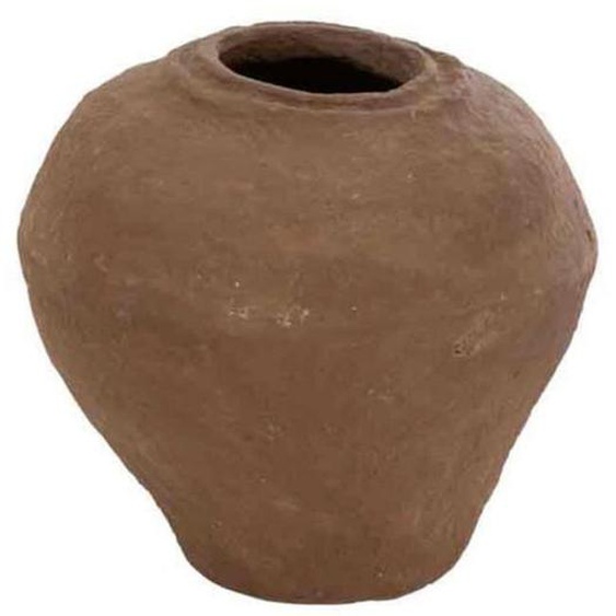 Vase Design - J-LINE - Papier Mâché - 47cm - Marron - Contemporain