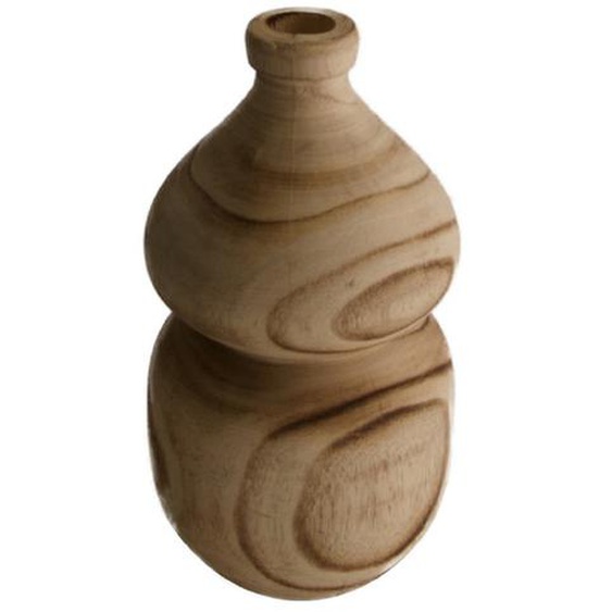 Vase en bois brut 24cm Pauwlonia
