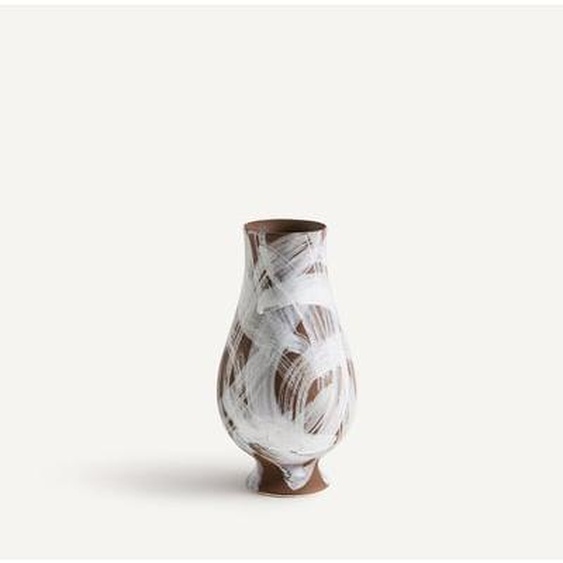 Vase en céramique mate, H23,5 cm, Skall