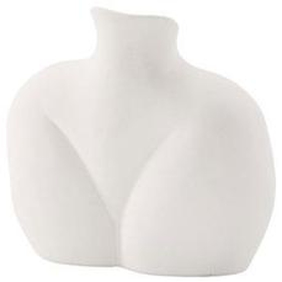 Vase en grès Harvey blanc cassé