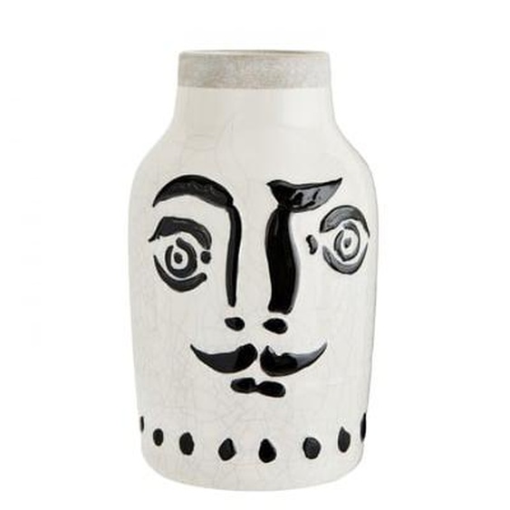 Vase en grès Visage