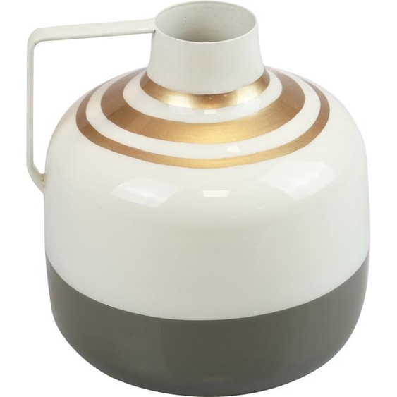 Vase en métal au design vintage pour fleurs séchées et plantes artificielles