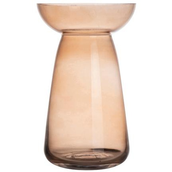 Vase en verre 11x18cm Ambre