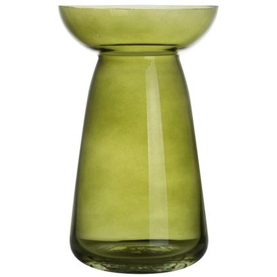 PRIX FOUS Vase en verre 11x18cm Vert Olive