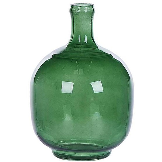 Vase en verre 24 cm vert PARATHA