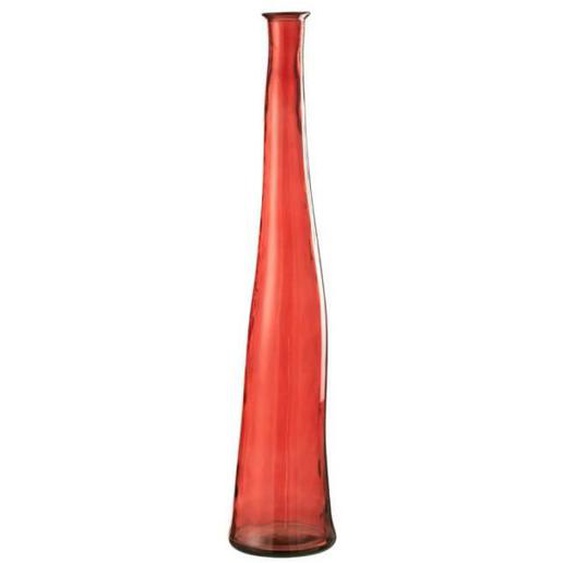 Vase en Verre - Noah - 100cm - Rouge - Contemporain - Design - 13L