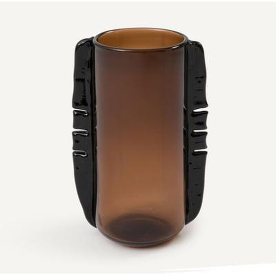 Vase en verre soufflé à la bouche, H32 cm, Limno