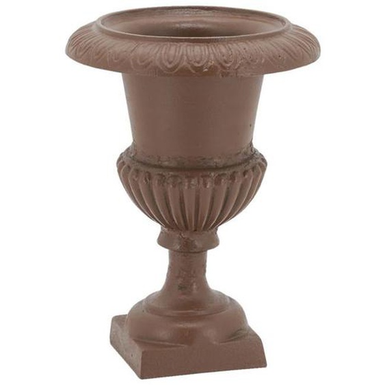 Vase médicis en fonte Fonte rouille