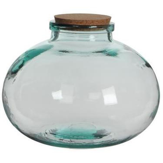 Vase - Mica Decorations - Olly - H23 x Ø29 cm - Verre recyclé - Transparent