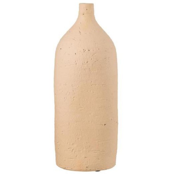 Vase Poterie Bouteille - J-LINE - Enya - 40cm - Beige - Céramique
