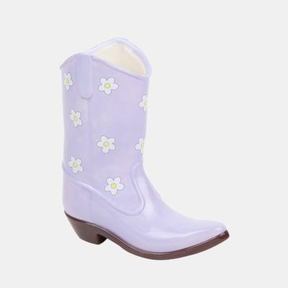 Vase - Rodeo Cowboy Boot - Lilas