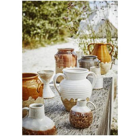 Vase rustique pot grès Madam Stoltz