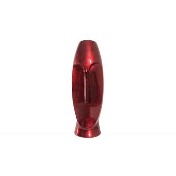 VASE VISAGE TOTEM ROUGE Unique