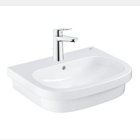 Vasque à poser Euro Ceramic 60cm + Mitigeur lavabo M BauLoop Chromé