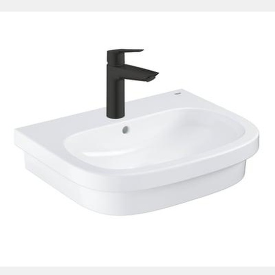 Vasque à poser Euro Ceramic 60cm + Mitigeur lavabo M Start Noir