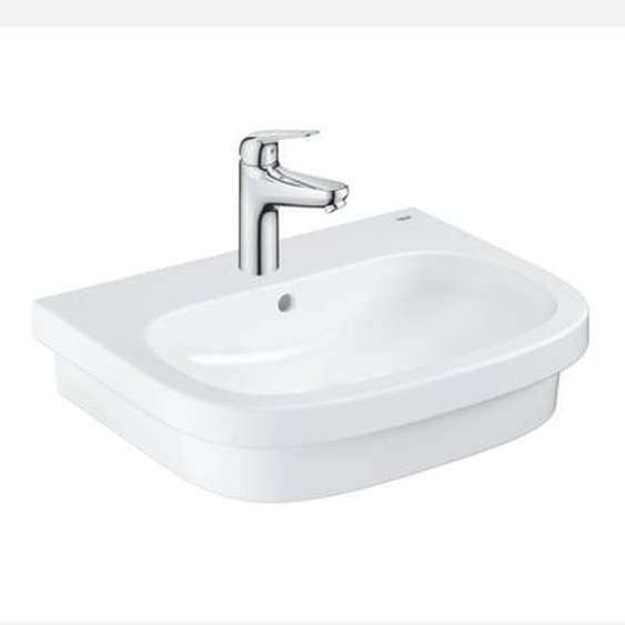 Vasque à poser Euro Ceramic 60cm + Mitigeur lavabo M Swift Chromé