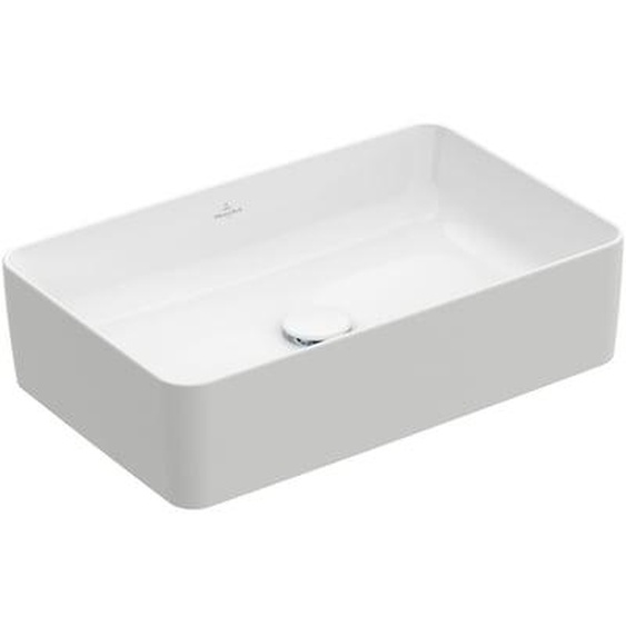 Vasque a poser rectangle  Collaro Blanc CeramicPlus
