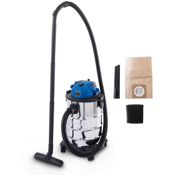 VC25 Aspirateur eau et poussières - 1200W - 25L cuve inox - SCHEPPACH