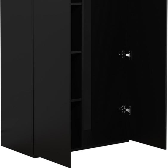 VDD - Armoire - Armoire noire - Armoire à vêtements - Armoires de chambre à coucher - Armoire
