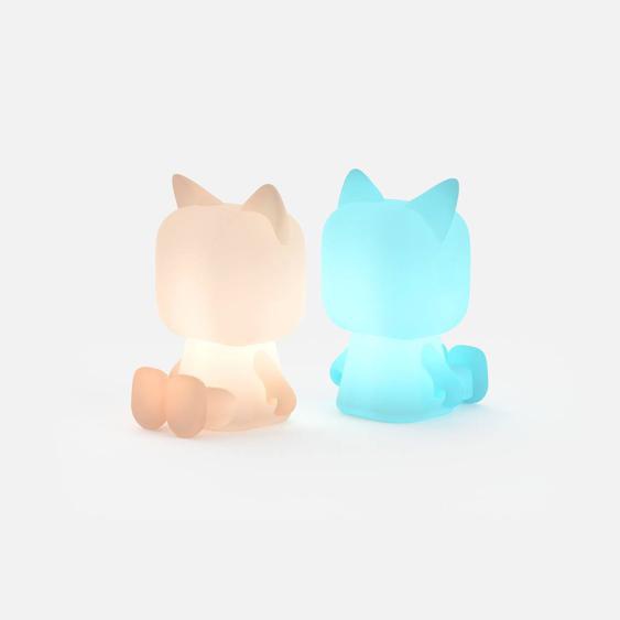 Veilleuse Animal Light - Led Multicolore Rechargeable Usb-c Blanc