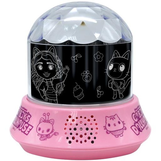 Veilleuse Avec Projections Et Effets Sonores Gabby Et La Maison Magique Rose