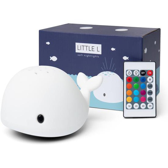Veilleuse Baleine Avec Télécommande Blanc