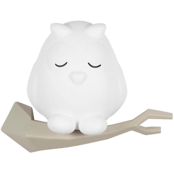Veilleuse Murale Tactile Oscar Le Hibou (24 Cm) Blanc, Noir