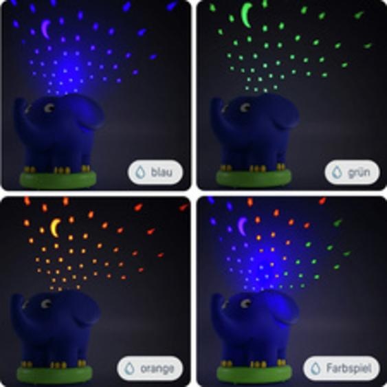 Veilleuse musicale à projection détoiles éléphant