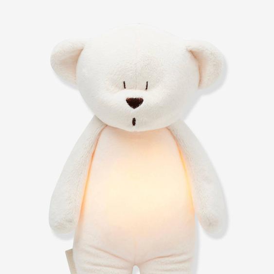 Veilleuse Peluche Moonie Ours Douceur Crème